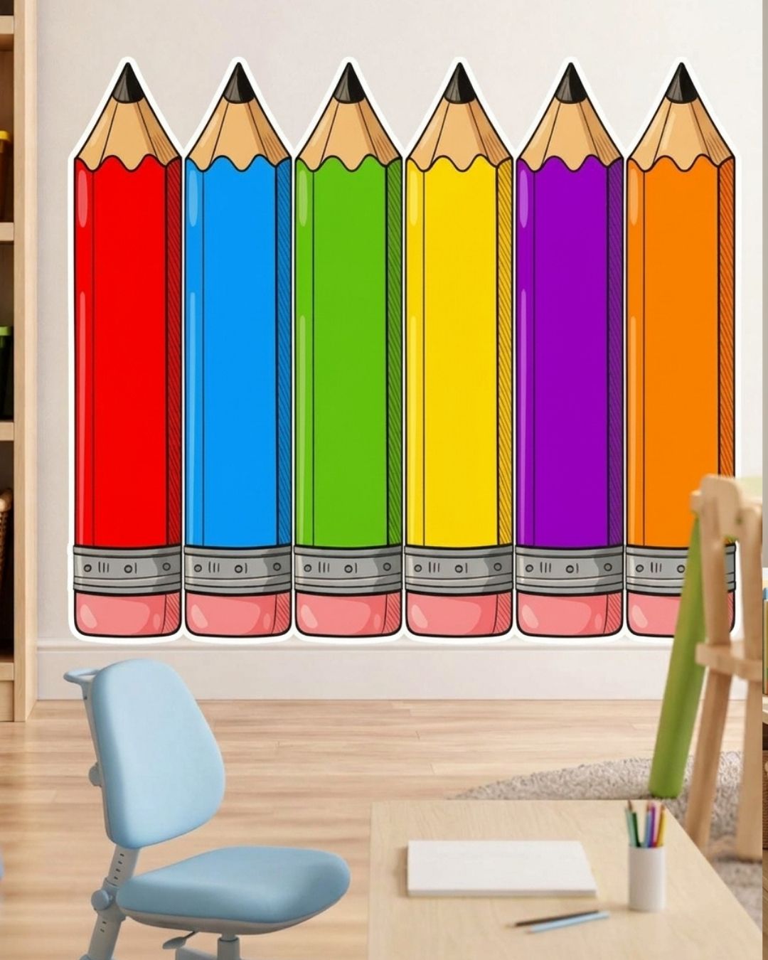 ✏️🌈 Яскравий парканець з олівців для класу чи садочка!