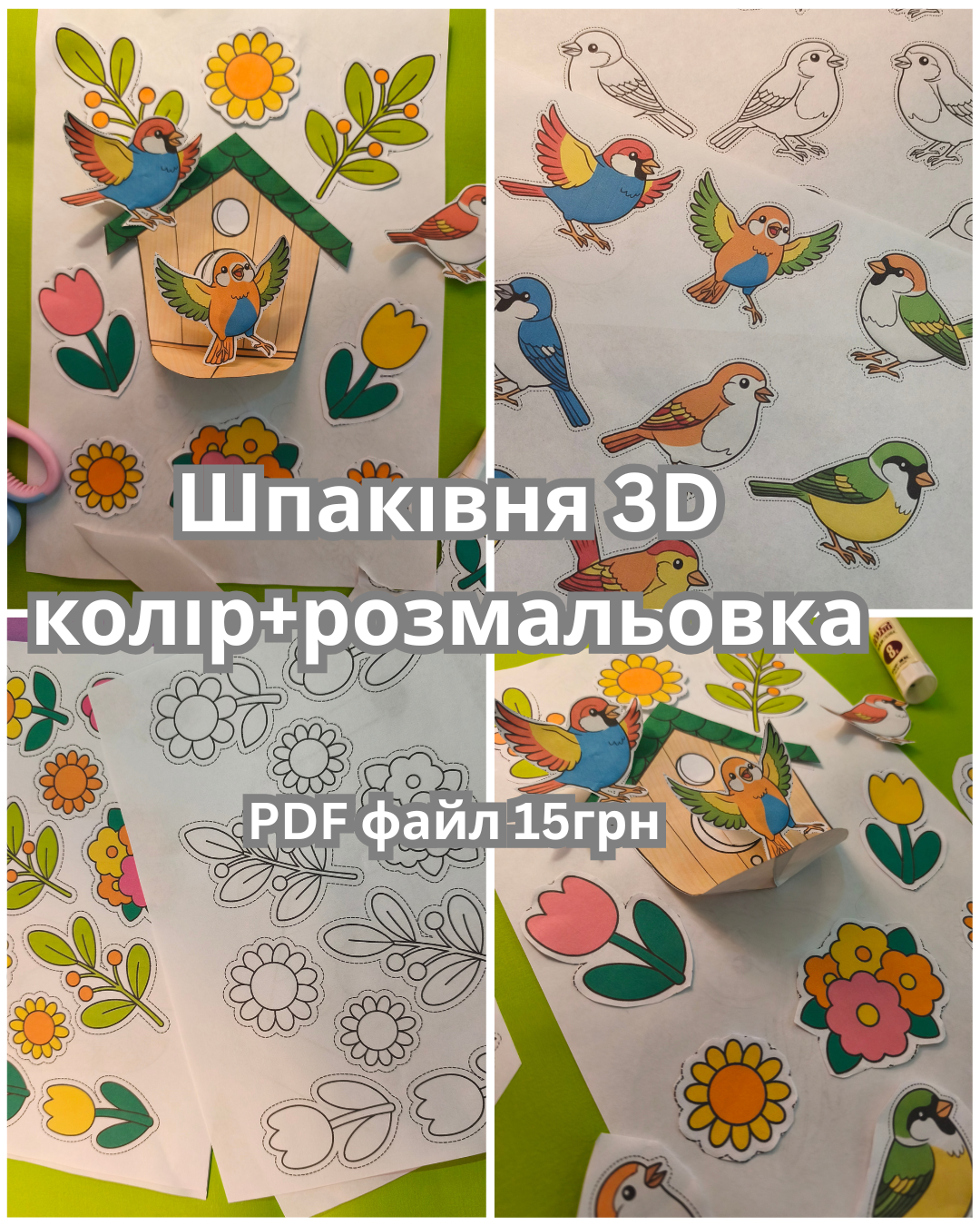 Аплікація 3D-Шпаківня