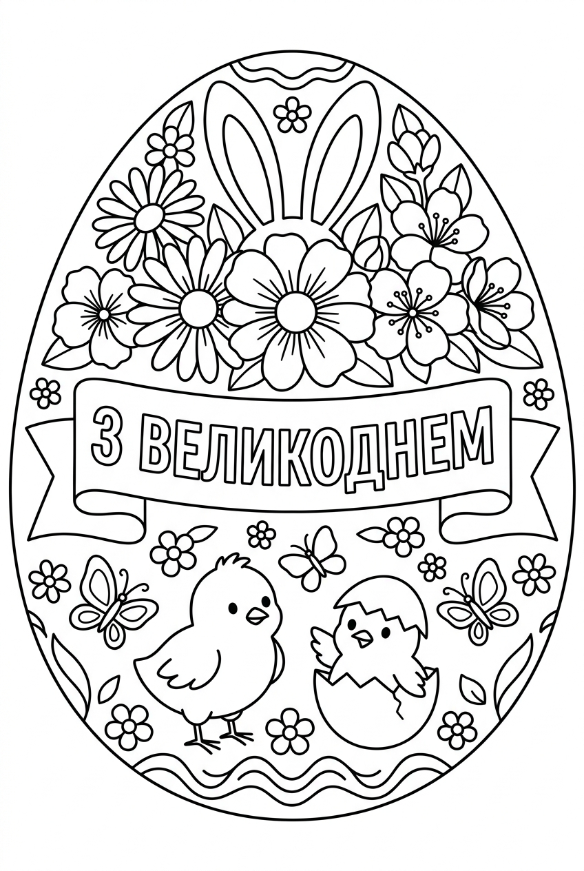 Писанка Курчата