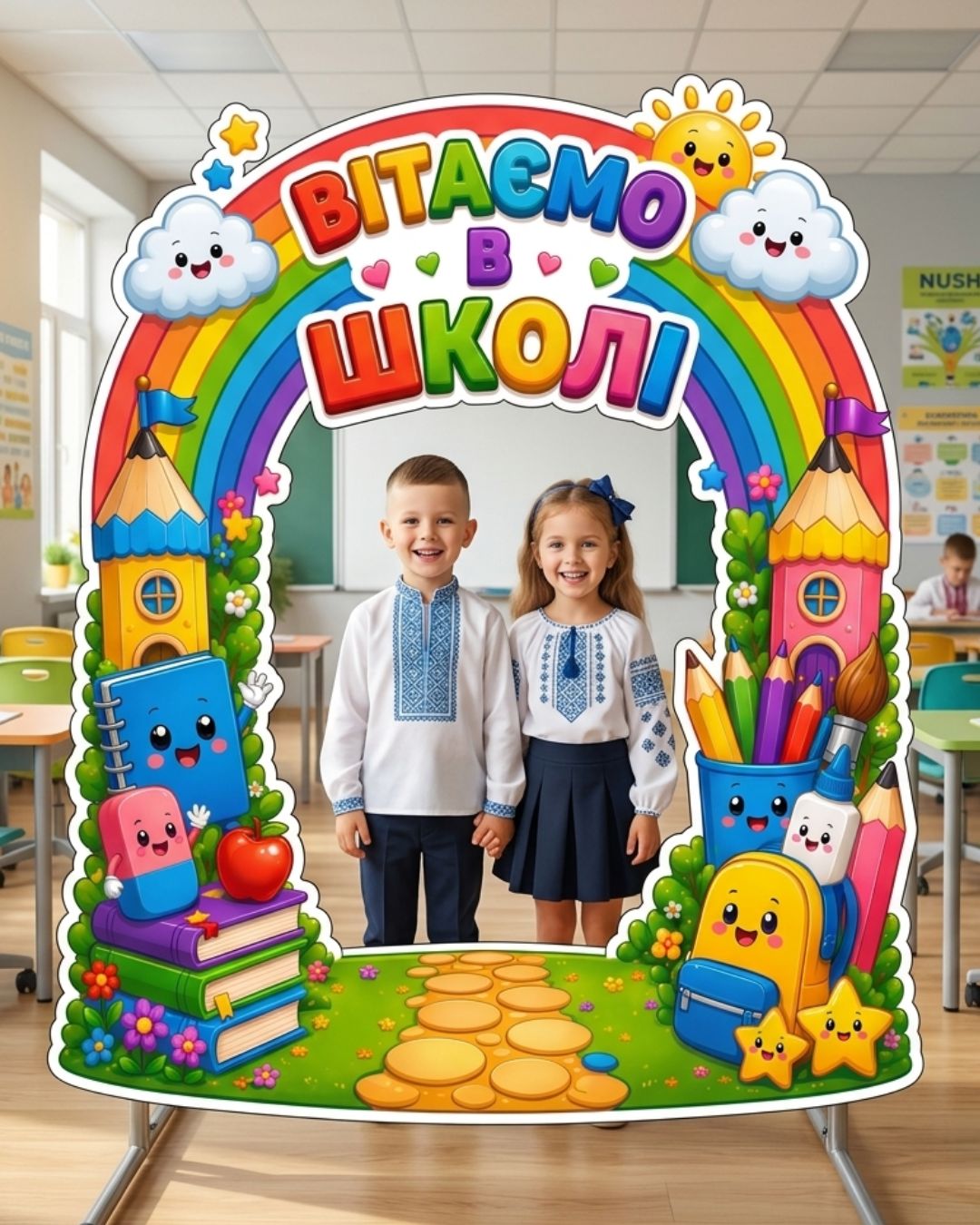 Фотозона-портал «Вітаємо в школі»
