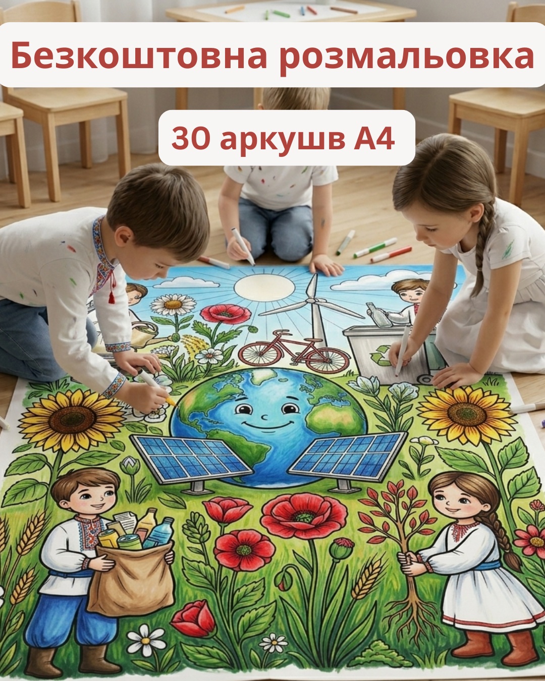 Розмальовка День Землі