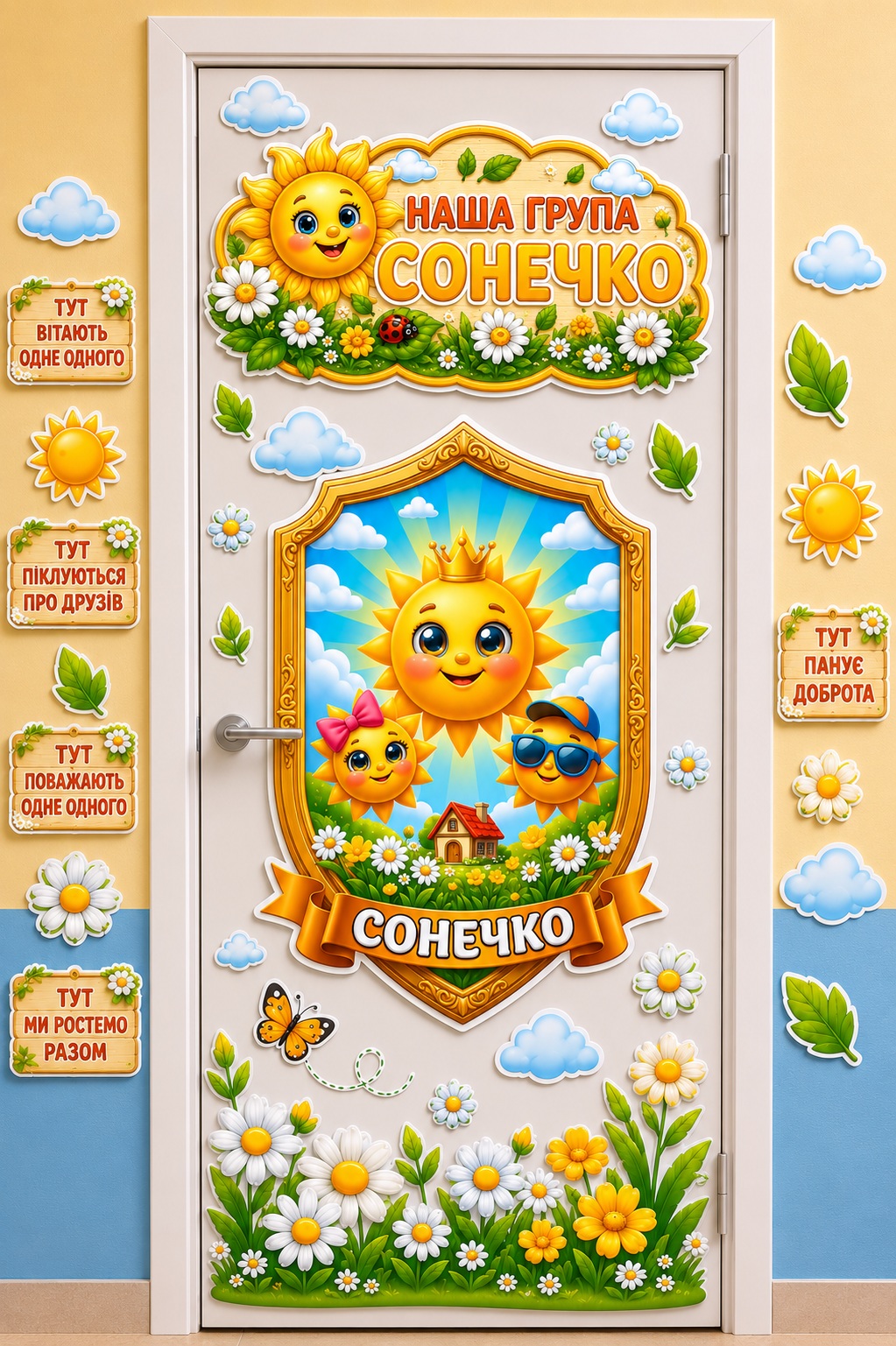 ☀️ ОФОРМЛЕННЯ ГРУПИ «СОНЕЧКО»