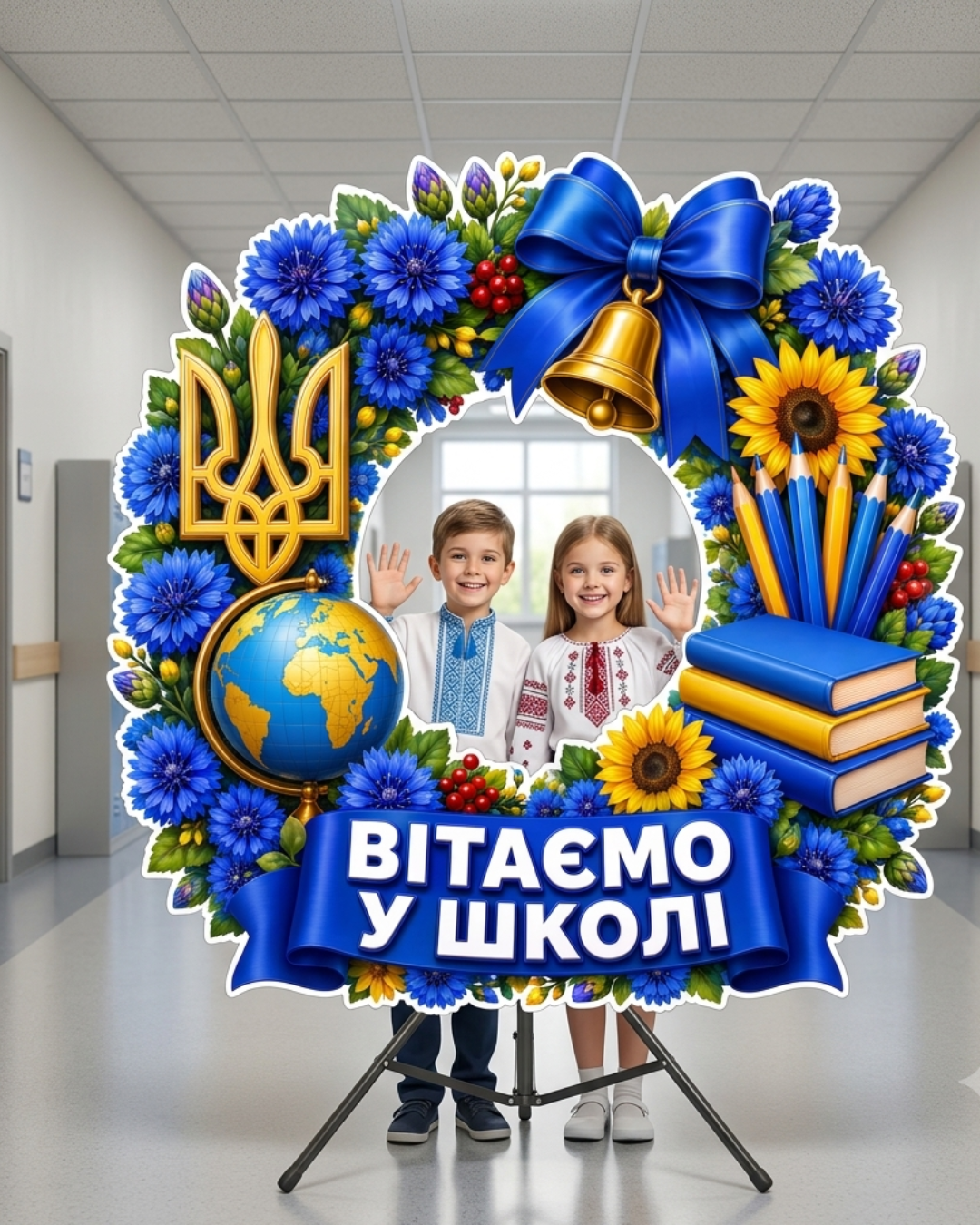 🌻 «Вітаємо у школі!» — фотозона для першого шкільного фото