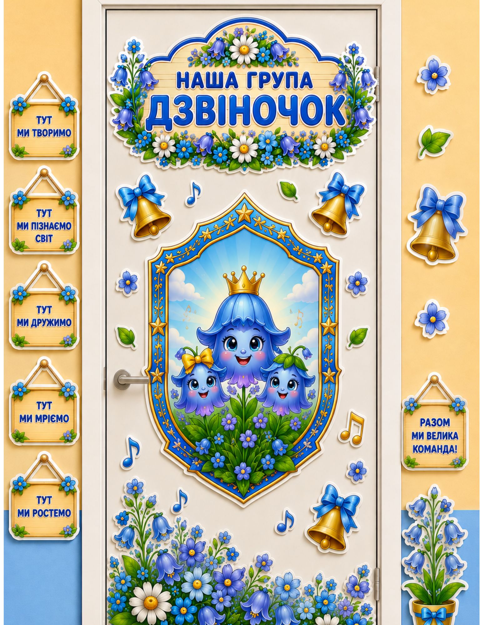 «Група Дзвіночки / Дзвіночок» друк на А4